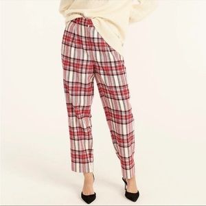 NWT J. Crew Plaid Wool Blend pants